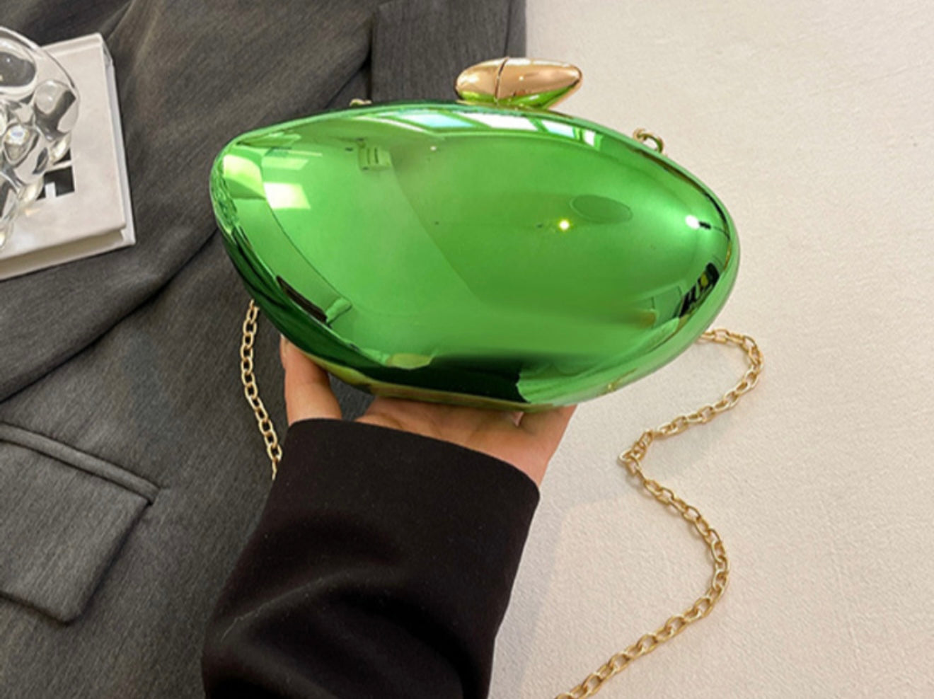 Green Spaced Out Purse
