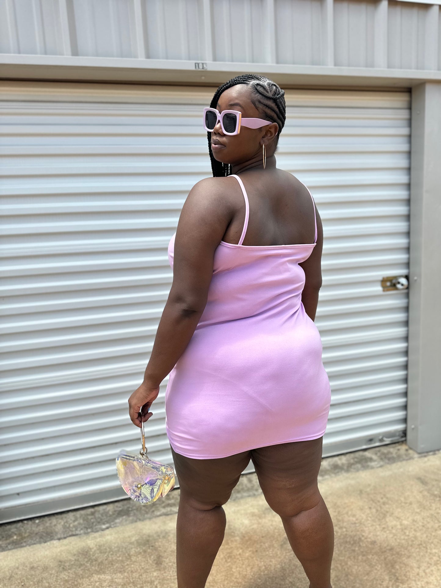 Plus Size Lavender Dress