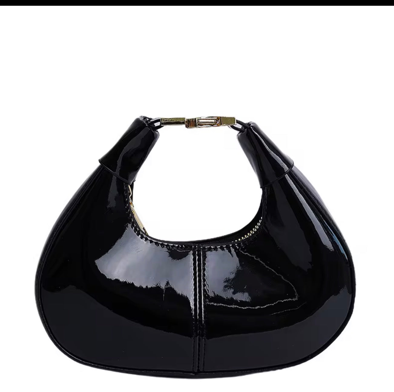 Black Metallic Mini Purse