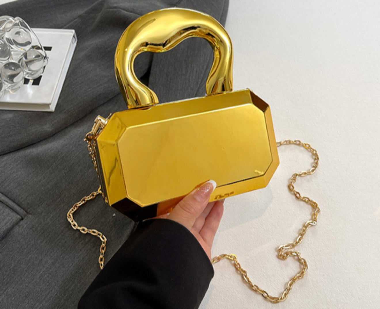 Gold Plated Handbag