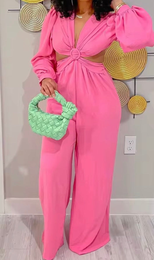 Pink Jumpsuit