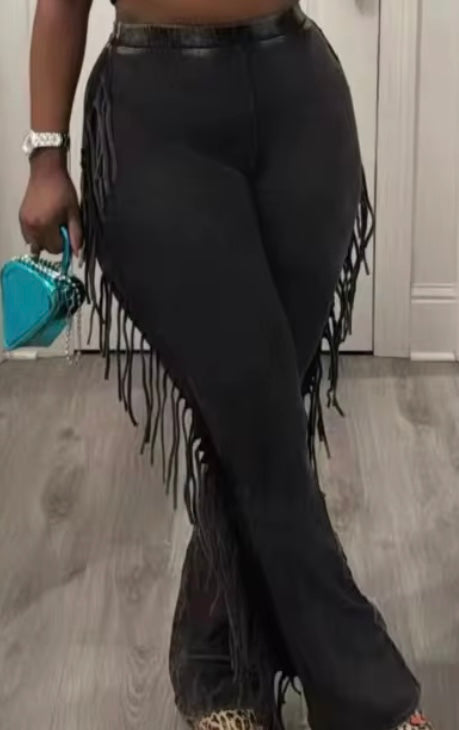 Black Tassel Bottoms
