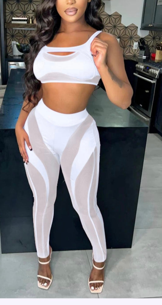 Cocaine White 2 Piece Set